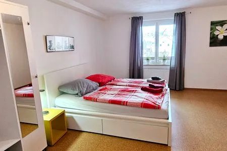 Schlafzimmer Ferienwohnung "Ampermoos"