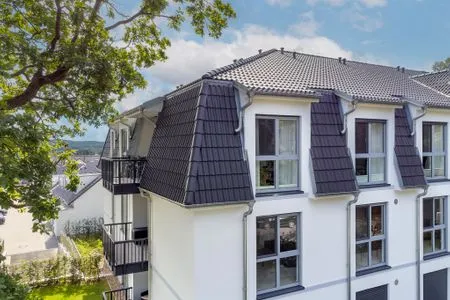 Fassade / Eingang Bernsteinquartier, Whg. 05.58 "Eichenkrone"