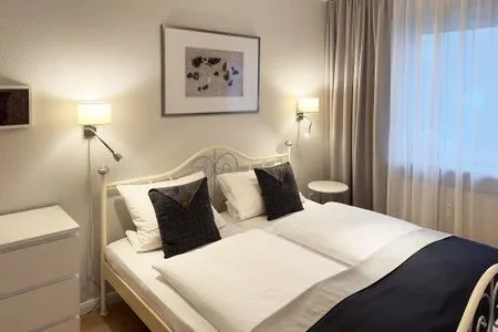 Schlafzimmer der Ferienwohnung Tidenblick in Wittdün auf Amrum Ferienwohnung Tidenblick