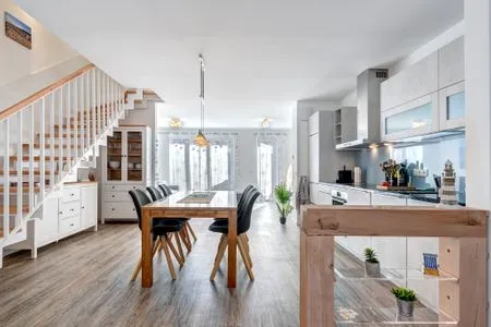 Küche / Küchenzeile Bernsteinquartier, Ferienhaus 06b "Lachmöwe"