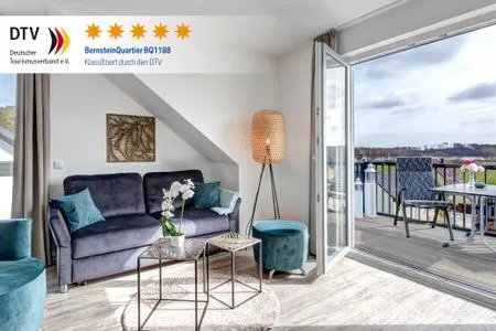 Wohnzimmer Bernsteinquartier, Whg. 11.88