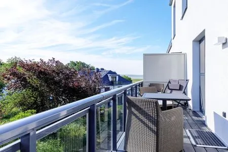 4 Ferienwohnung Vasco da Gama Suite Ostseebad Wustrow ZweiWasser Alte Seefahrtschule Balkon  Vasco da Gama Suite