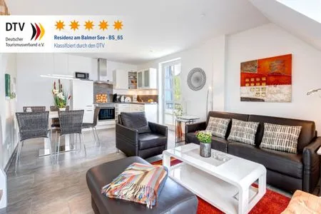 Wohnzimmer Residenz am Balmer See, Whg. 65