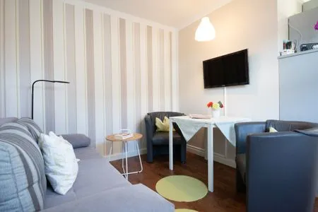 Wohnzimmer Ferienwohnung Lütt-Matt´n