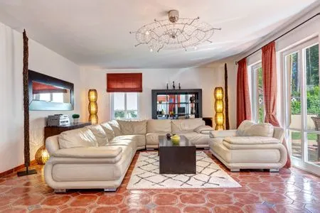 Wohnzimmer Ferienhaus Ahlbeck