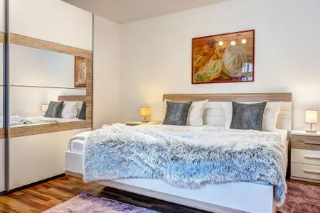 Schlafzimmer Villa Bellevue, Whg. 08