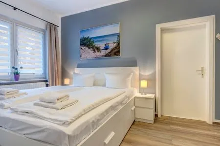 Schlafzimmer Haus Barnheide, Whg. Sandburg