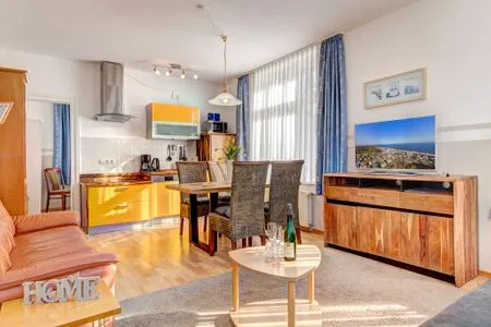 Wohnzimmer Villa Frieda, Whg. 01