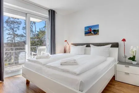 Schlafzimmer Villa Strandperle, Whg. 28/29