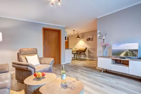 Wohnzimmer Ferienhaus Beier, Wohnung 1