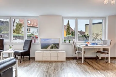 Wohnzimmer Ferienwohnung Johanna