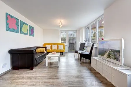 Wohnzimmer Ferienwohnung Johanna