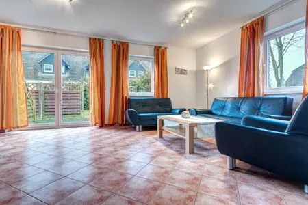 Wohnzimmer Ferienhaus Seestern