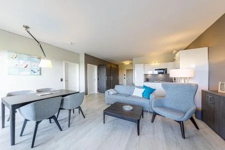 Ferienwohnung Dünenquartier Ostseebad Wustrow ZweiWasser Alte Seefahrtschule Großzügiger Wohnbereich  Dünenquartier