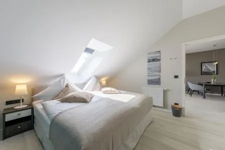 4 Ferienwohnung Seebadidylle Ostseebad Wustrow ZweiWasser Alte Seefahrtschule Schlafzimmer  Seebadidylle