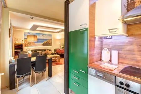 Wohnzimmer Düne 25, Whg. 1