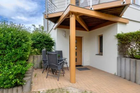 Fassade / Eingang Villa Tusculum, Whg. 01