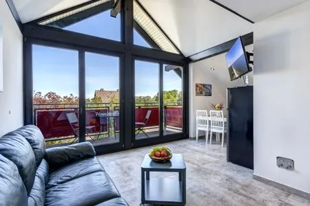 Wohnzimmer Ferienwohnung Carlotta