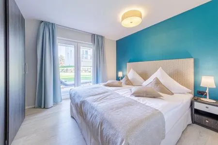 4 Ferienwohnung Große Strandburg Ostseebad Wustrow ZweiWasser Alte Seefahrtschule Schlafzimmer  Große Strandburg