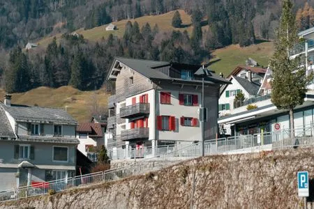 Das Apartment liegt zentral in Amden Apartment Heimathus