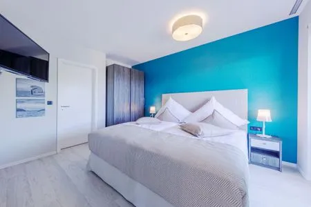 4 Ferienwohnung Strandluft Ostseebad Wustrow ZweiWasser Alte Seefahrtschule Schlafzimmer  Strandluft
