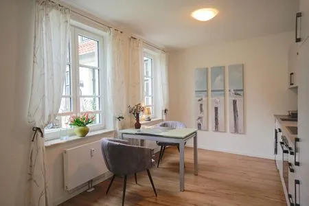 Küche / Küchenzeile Ferienhaus 'Lütt Huus' für bis zu sechs Personen im historischen Stadtkern von Schleswig