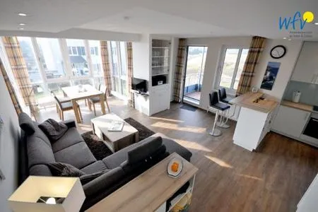 Wohnzimmer Haus Dünenblick Ferienwohnung 11