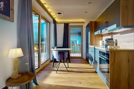 Living room Garmisch Chalets - Wohnung Pflegersee