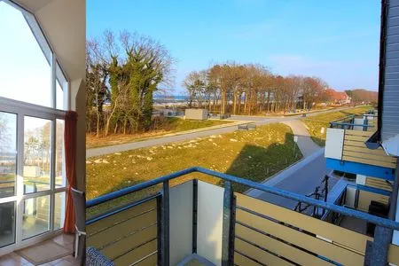 Blick vom Balkon Residenz am Strand Wohnung 2-39