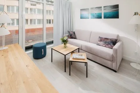 Wohnzimmer Nordstrandperle Ap. E1
