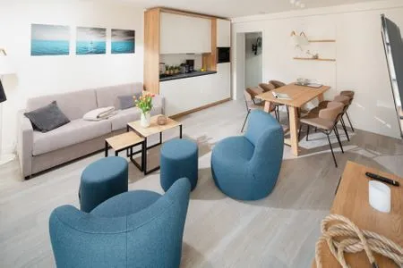 Wohnzimmer Nordstrandperle Ap. S6