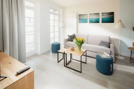 Wohnzimmer Nordstrandperle Ap. S1