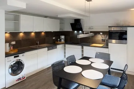 Küche der Ferienwohnung Agnes im Haus Diana in Wittdün auf Amrum Haus Diana Ferienwohnung „Agnes"