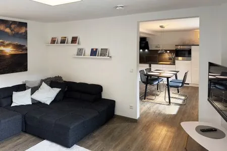 Wohnzimmer der Ferienwohnung Agnes im Haus Diana in Wittdün auf Amrum Haus Diana Ferienwohnung „Agnes"