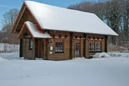 Hauptansicht Blockhaus Christoph Columbus - Meerblick