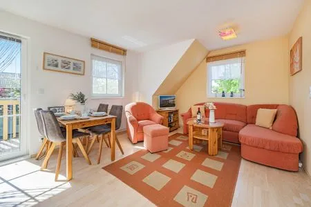 Offene Küche mit Wohn-/ Essbereich Ferienwohnung Strandliebe