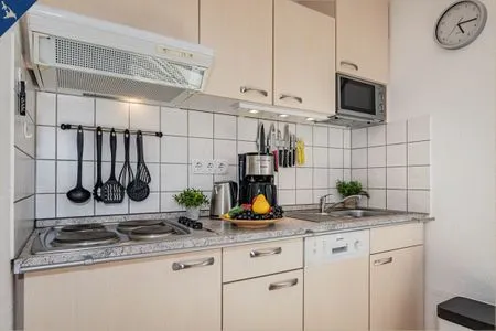 Offene Küche mit Essbereich Ferienwohnung Strandliebe