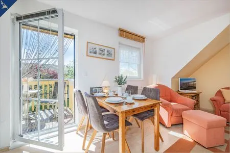 Essbereich Ferienwohnung Strandliebe