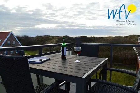Balkon Haus Janine Ferienwohnung Dünenblick