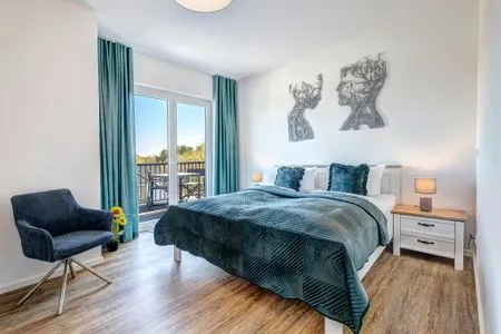 Schlafzimmer Bernsteinquartier, Whg. 05.61 "Ostseeliegeplatz"