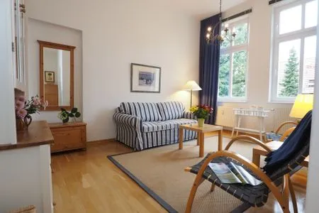 Wohnzimmer Villa Bismarckshöhe, Whg. Helene