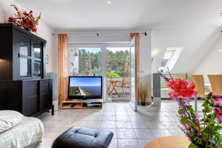 Wohnzimmer Ferienwohnung Jannek