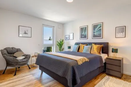 Schlafzimmer Bernsteinquartier, Mister Bernstein, Whg. 01.08