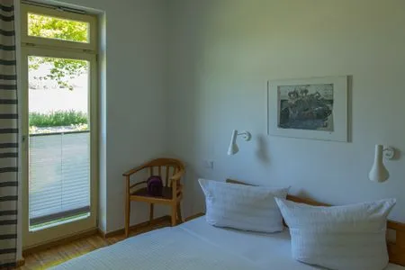 Schlafzimmer Ferienwohnung Sonneninsel