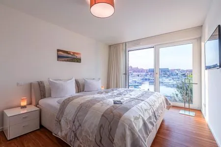Schlafzimmer  Hafenblick