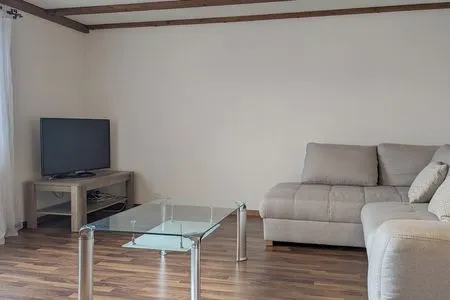 Living room Ferienwohnung im Hotel Arvenbüel