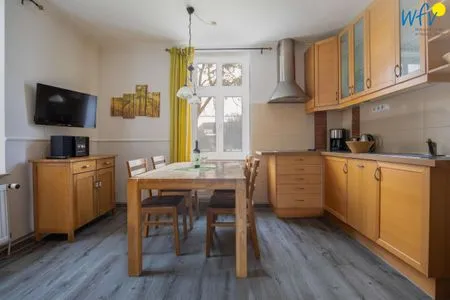 Küche / Küchenzeile Villa Sanssouci Ferienwohnung Bernstein