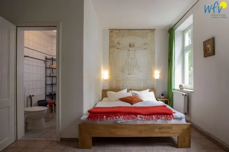 Schlafzimmer Villa Sanssouci Ferienwohnung Meeresrauschen