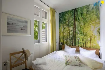 Schlafzimmer Villa Sanssouci Ferienwohnung Sandburg