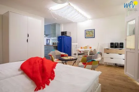 Schlafzimmer Villa Sanssouci Ferienwohnung Strandläufer